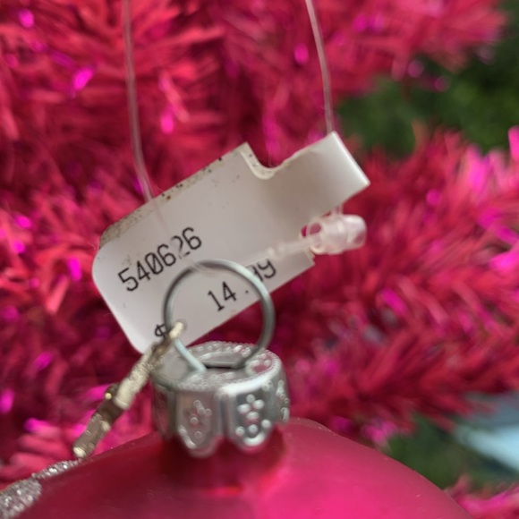 Day of the Dead pink skull Christmas Ornament - Picture 5 of 5